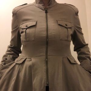 Trench Military style coat with flair and detail!!
